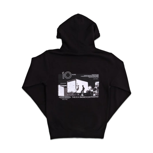 10th ANNIVERSARY HOODIE (BLK)