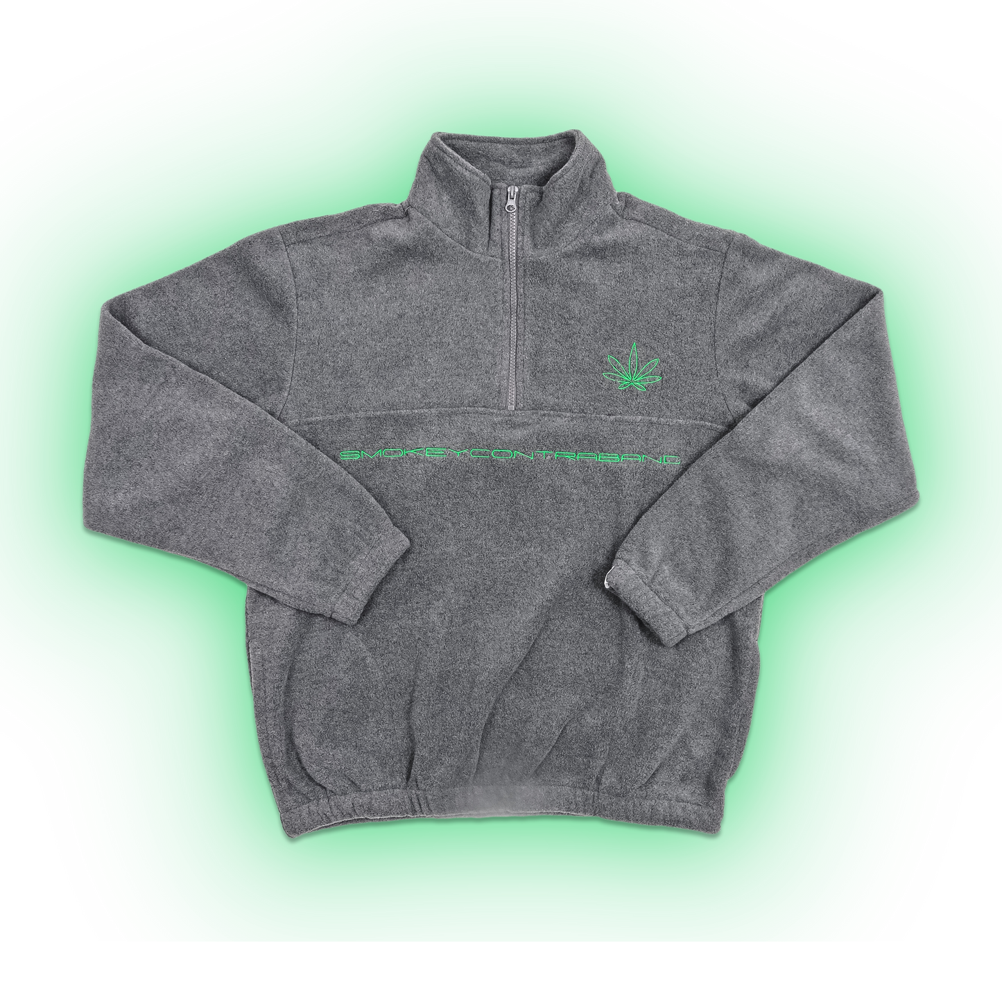 SC3020º HALF ZIP FLEECE (GRY)