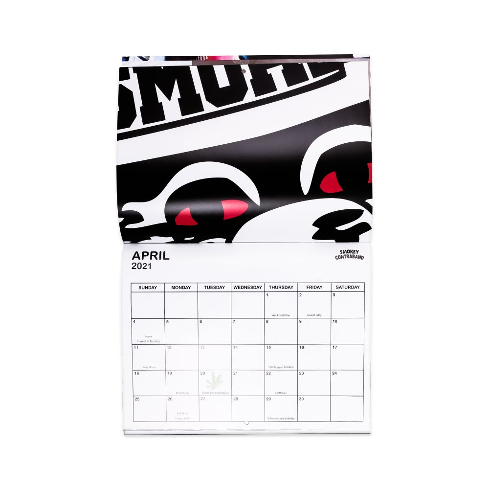 2021 SMOKEYCONTRABAND CALENDAR