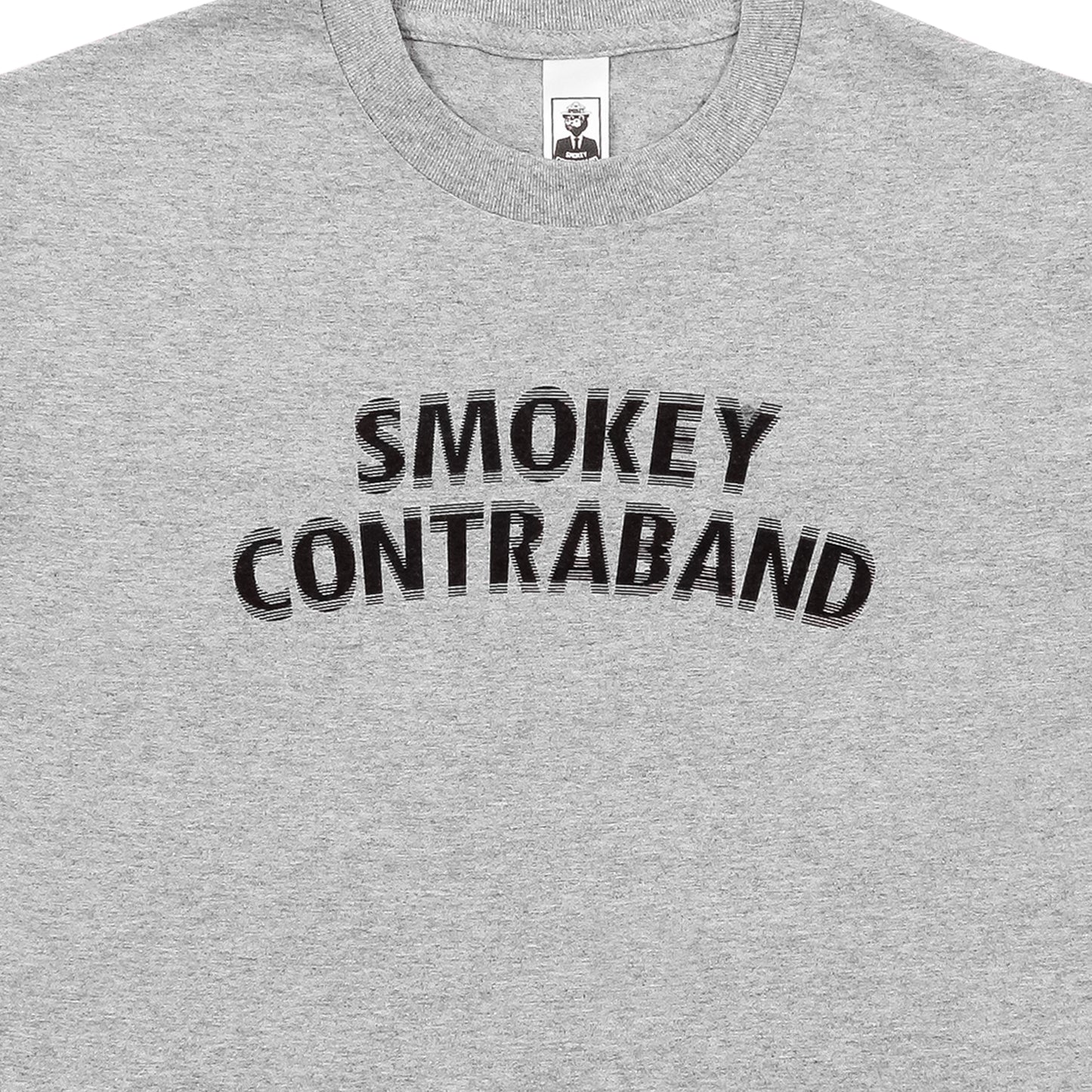 SC TRIPPY LOGO TEE (GREY/BLK)