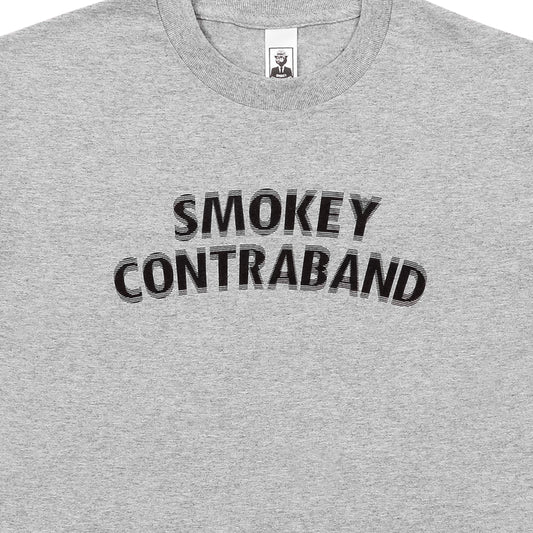 SC TRIPPY LOGO TEE (GREY/BLK)