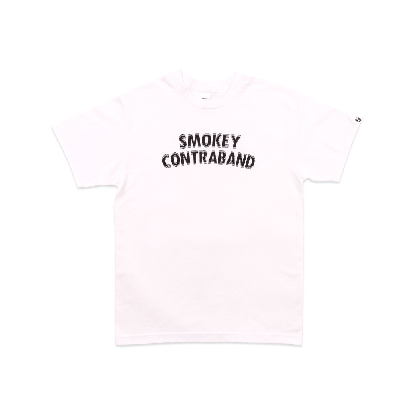 SC TRIPPY LOGO TEE (WHITE/BLK)